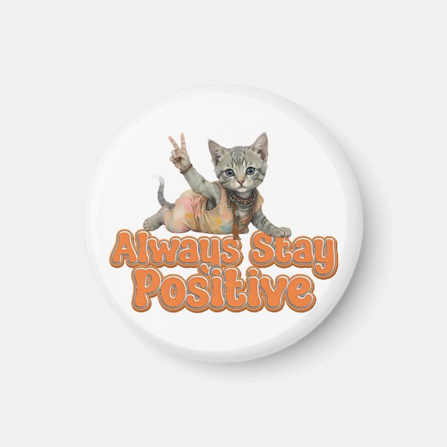 Custom Personalised Sloth Peace Hippie Magnet (Front)