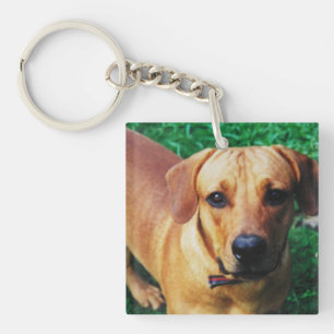 Custom Personalised Square Photo Key Ring