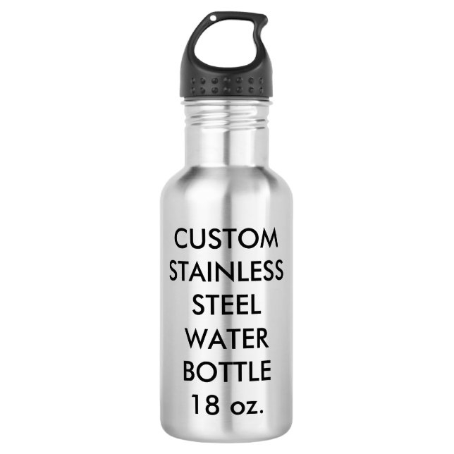 Custom Personalised Stainless Steel Water Bottle (Front)