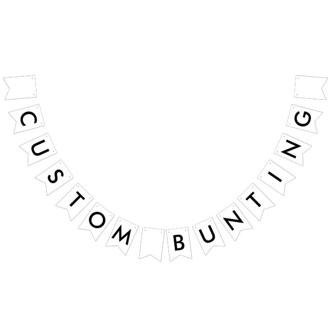 Custom Personalised SWALLOWTAIL BUNTING FLAGS (All)