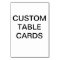 Custom Personalised Table Card Blank Template