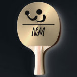 Custom Personalised Table Tennis Bat Ping Pong Paddle<br><div class="desc">Personalised table tennis paddles and bats. Custom ping pong racket with name. Great gift for a table tennis keen player.</div>