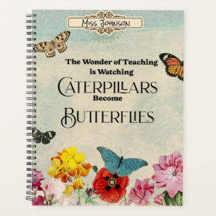 Custom Personalised Teacher Appreciation Gift Planner