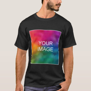 Custom Personalised Template Add Your Image Logo T-Shirt