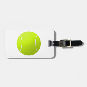 Custom Personalised Tennis Ball Gift Luggage Tag
