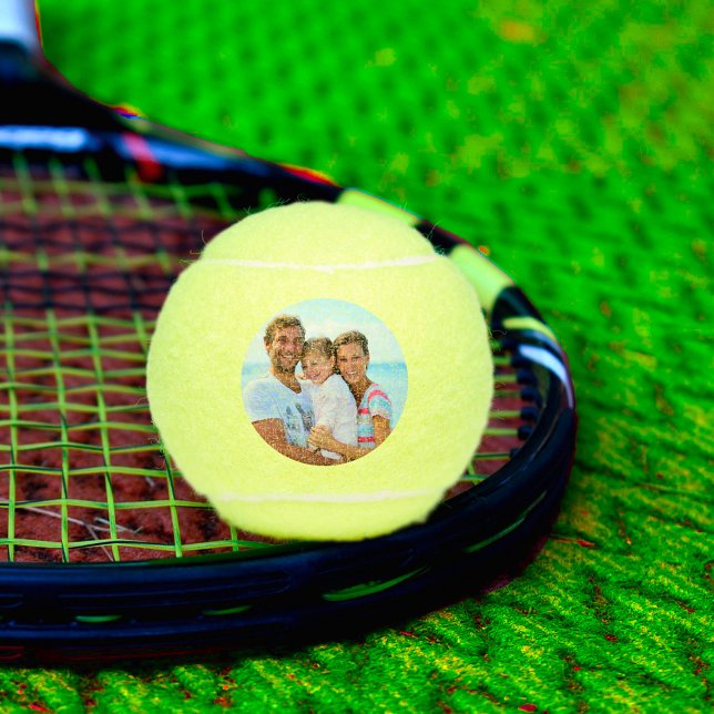 Custom Personalised Tennis Player Photo Tennis Balls (Creator Uploaded)