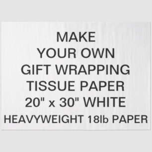 Custom Personalised Thick Tissue Wrapping Paper