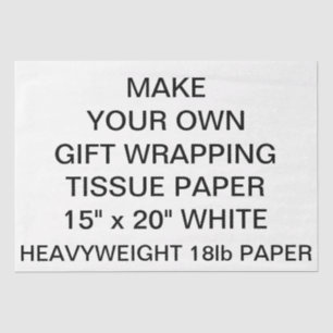 Custom Personalised Thick Tissue Wrapping Paper