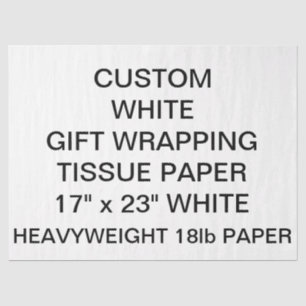 Custom Personalised Thick Tissue Wrapping Paper