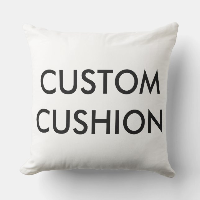 Custom Personalised Throw Pillow Blank Template (Front)