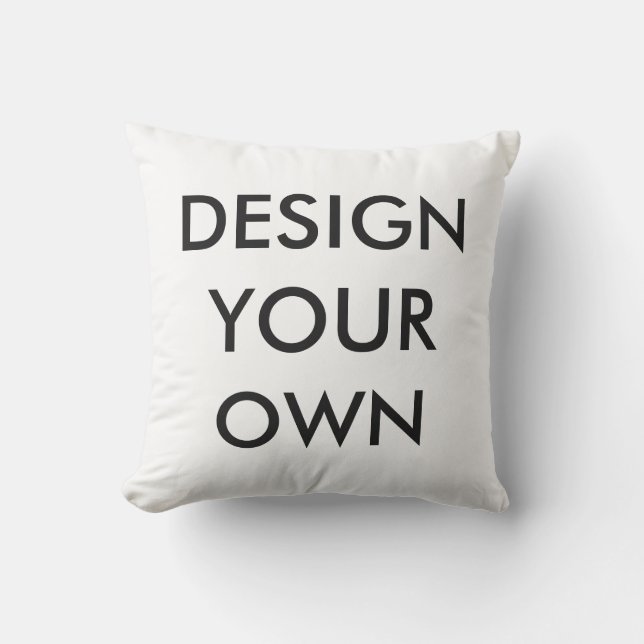 Custom Personalised Throw Pillow Blank Template (Front)