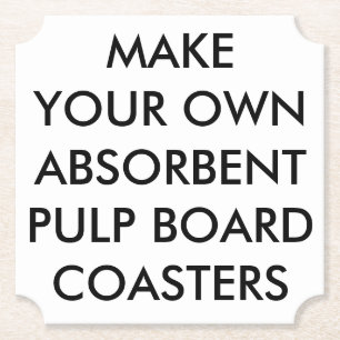 Custom Personalised Ticket Absorbent Coasters