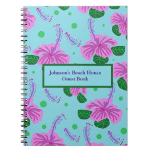 Custom Personalised Tropical Notebook Journal