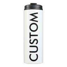 Custom Personalised Vacuum Flask Blank Template