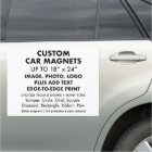 Custom Personalised Very Large Car Magnet 24"x18"
