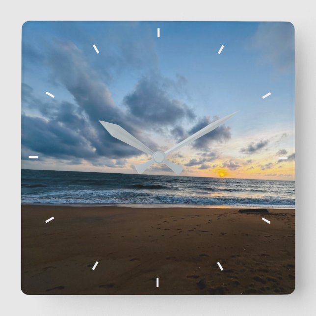 Custom Personalised Wall Clock Add Your Own Photo (Front)