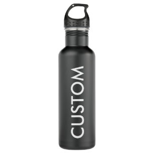 Custom Personalised Water Bottle Blank Template