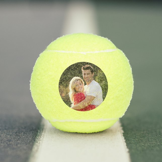 Custom Personalised Wedding Couple Family Photo Tennis Balls (Custom Personalized Wedding Couple Family Photo Tennis Balls)