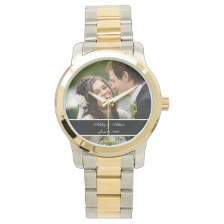 Custom Personalised Wedding Photo Keepsake Watch