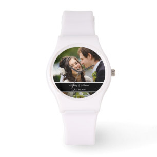 Custom Personalised Wedding Photo Keepsake Watch