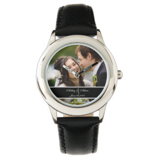 Custom Personalised Wedding Photo Keepsake Watch