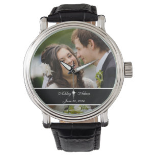 Custom Personalised Wedding Photo Keepsake Watch