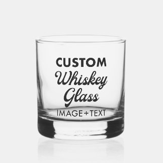 Custom Personalised Whiskey Glass 12oz