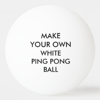 Custom Personalised WHITE Ping Pong Ball