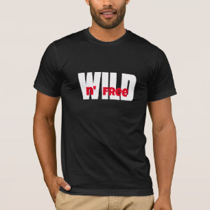 Custom Personalised Wild Free Trendy Graphic-Tee   T-Shirt