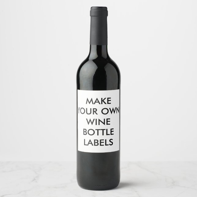 Custom Personalised Wine Bottle Labels (6) (Front)