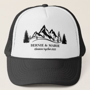 CUSTOM PERSONALIZE ADVENTURE TOGETHER TRUCKER HAT