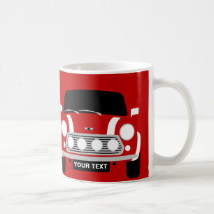 CUSTOM PERSONALIZE CLASSIC MINI CAR COFFEE MUG