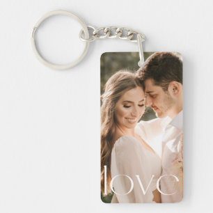 Custom Personalize Photo and Text Key Ring
