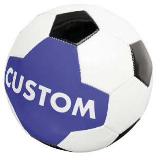 Custom Personalized BLUE Soccer Football Soccer Ball