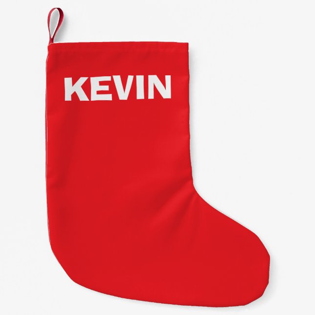 CUSTOM PERSONALIZED CHRISTMAS STOCKING (Front)