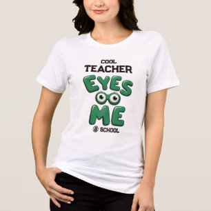 Custom Personalized Cute Teacher Gift Tri-Blend Shirt