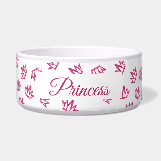 Custom Personalized Dog Cat Pet Bowl Dish Gift (Front)