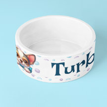 Custom Personalized Dog Cat Pet Bowl Dish Gift