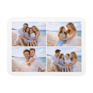 Custom Personalized Family Photo Magnet