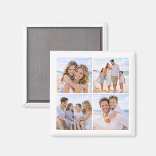 Custom Personalized Family Photo Magnet