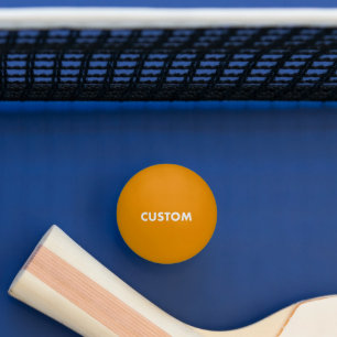 Custom Personalized GLOW DARK YELLOW Table Tennis Ping Pong Ball