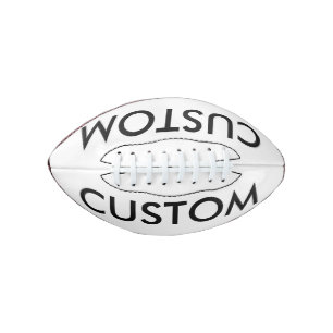 Custom Personalized Mini Football Blank Template