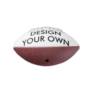 Custom Personalized Mini Size 9' x 7" Football