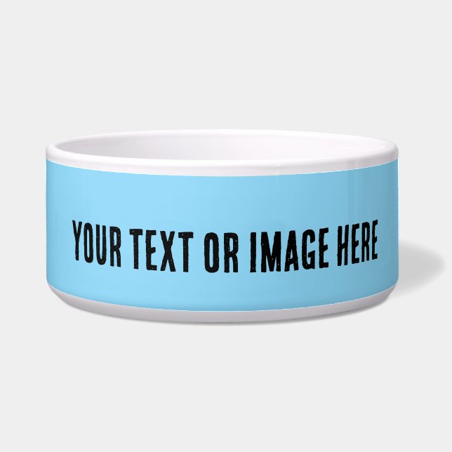 CUSTOM PERSONALIZED PET DOG CAT BOWLS (Front)