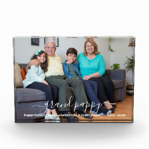 Custom Personalized Photo Block Father's Day Gift