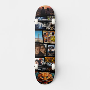 Custom Personalized Photo Collage Skateboard