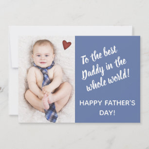 Custom Personalized Photo Father's Day Holiday Card