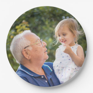 Custom Personalized Photo  Paper Plate