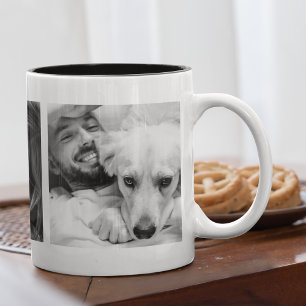 Custom Personalized Photo Two-Tone Coffee Mug