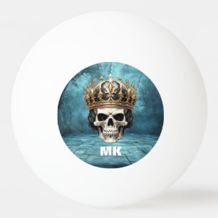 Custom Personalized Skull Ping Pong Ball